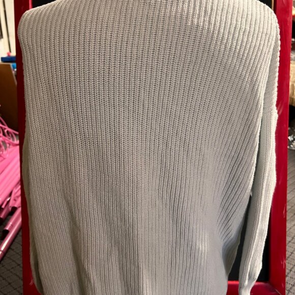 Hollister Women Small Cream Sweater Open Front‎ Cottage Pocket Cardigan  (GS2) - Picture 4 of 5